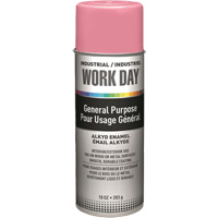 Industrial Work Day Paint, Pink, Gloss, 10 oz., Aerosol Can Groupe Generik
