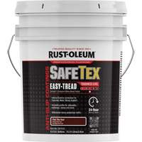 Rev&ecirc;tement d'acrylique SafeTex Easy-Tread, 4 gal., &agrave; l'eau, Plat/Textur&eacute;, Rouge Groupe Generik