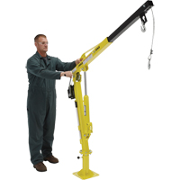 Grue &agrave; fl&egrave;che pour camion actionn&eacute;e par treuil, Capacit&eacute; de 500 lb (0,25 tonne), Limite de 102' Groupe Generik