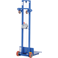 Platform Lift Stacker, Hand Winch Operated, 400 lbs. Capacity, 58" Max Lift Groupe Generik