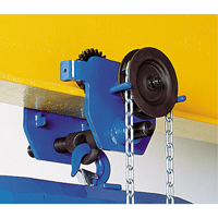 Corso&reg; Geared Trolley, 2000 lbs. (1 tons) Capacity, 2-1/3" - 8-2/3" Groupe Generik