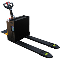 Fully Powered Electric Pallet Truck With  Stand-On Platform, 4500 lbs. Cap., 48" L x 30.25" W Groupe Generik