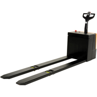 Fully Powered Electric Pallet Truck With  Stand-On Platform, 4500 lbs. Cap., 96" L x 30" W Groupe Generik