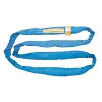 Polyester Round Sling, Blue, 4" W x 8' L, 23000 lbs. Vertical Load Groupe Generik