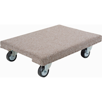 Wood Dollies - Medium-Duty, Polyolefin Wheels, 900 lbs. Capacity, 18" W x 30" D x 7" H Groupe Generik