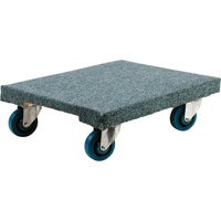 Wood Dollies - Heavy-Duty, Rubber Wheels, 1400 lbs. Capacity, 18" W x 24" D x 7" H Groupe Generik