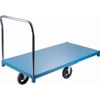 Chariot &agrave; plateforme robuste, 60" lo x 30" la x Capacit&eacute; 2000 lb, Roues en Caoutchouc Groupe Generik