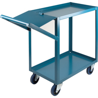 Order Picking Carts, 36" H x 18" W x 46" D, 2 Shelves, 1200 lbs. Capacity Groupe Generik