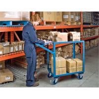 Order Picking Carts, 36" H x 18" W x 46" D, 2 Shelves, 1200 lbs. Capacity Groupe Generik