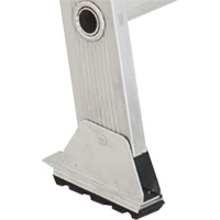 Industrial Heavy-Duty Straight Ladders, 8', Aluminum, 300 lbs., CSA Grade 1A Groupe Generik