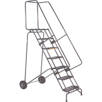 &eacute;chelles mobiles Fold-N-Store, 5 marches, Perfor&eacute;, Hauteur 50" Groupe Generik