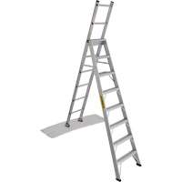 Escabeaux industriels Multi-Way de s&eacute;rie 2700, 8', Aluminium, Capacit&eacute; de 250 lb, ANSI 1, CSA 1 Groupe Generik