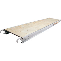 Plateformes de travail - Plancher en contreplaqu&eacute;, Bois, 7' lo x 19" la Groupe Generik
