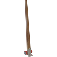 Leviers sur socles roulants en bois