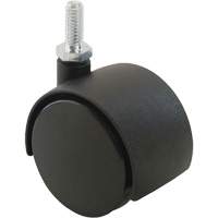Twin Wheel Caster (300/400 Series), Swivel, 2" (51 mm) Dia., 75 lbs. (34 kg.) Capacity Groupe Generik