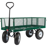 Wagons With Fold-Down Racks, 24" W x 48" L, 800 lbs. Capacity Groupe Generik