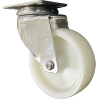 Roulette, Pivotant, 4" (101,6 mm), Nylon, 200 lb (91 kg) Groupe Generik