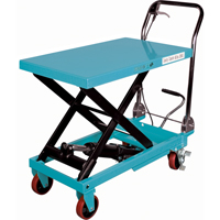Table &eacute;l&eacute;vatrice robuste &agrave; ciseaux hydraulique, 32" lo x 19-3/4" la, Acier, Capacit&eacute; 1100 lb Groupe Generik
