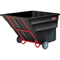 Tilt Truck, Polyethylene, 2 cu. yd., 2300 lbs. Load Capacity Groupe Generik