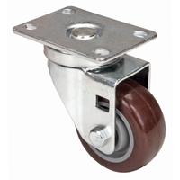 Caster, Swivel, 3" (76 mm), Polyurethane, 230 lbs. (104 kg.) Groupe Generik