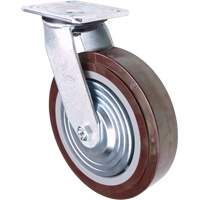 Roulette, Pivotant, 8" (203,2 mm), Polyur&eacute;thane, 1000 lb (453,6 kg) Groupe Generik