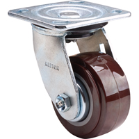 Caster, Swivel, 4" (101.6 mm), Polyurethane, 550 lbs. (249.5 kg.) Groupe Generik
