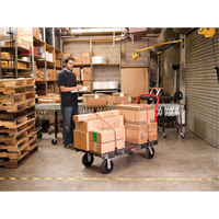 Heavy-Duty Platform Truck, 36" L x 24" W, 1000 lbs. Cap., Rubber Wheels Groupe Generik