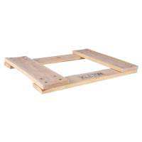 Cadre de socle roulant en bois dur, Roues en Non compris, Capacit&eacute; de 900 lb, 18" la x 24" p x 1,5" h Groupe Generik