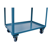 Chariots de service &agrave; bordure profonde, 2 Tiers, 24" la x 47" h x 36" p, Capacit&eacute; 1200 lb Groupe Generik