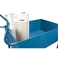 Chariots de service &agrave; bordure profonde, 2 Tiers, 24" la x 47" h x 36" p, Capacit&eacute; 1200 lb Groupe Generik