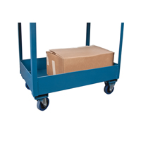 Chariots de service &agrave; bordure profonde, 2 Tiers, 24" la x 47" h x 36" p, Capacit&eacute; 1200 lb Groupe Generik