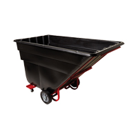 Tilt Truck, Polyethylene, 1-1/2 cu. yd., 1200 lbs. Load Capacity Groupe Generik