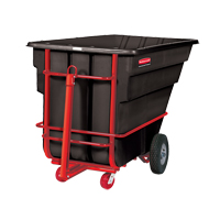 Tilt Truck, Polyethylene, 1-1/2 cu. yd., 2100 lbs. Load Capacity Groupe Generik