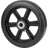 Roulettes en caoutchouc moul&eacute;, 6" (152,4 mm) dia. x 2" (50,8 mm) la, Capacit&eacute; de 500 lb (226,796 kg) Groupe Generik