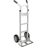 Knocked Down Hand Truck, Dual Handle, Aluminum, 50-5/8" Height, 500 lbs. Capacity Groupe Generik