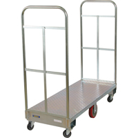 U-Boat Platform Truck, 60" L x 24" W, 1750 lbs. Capacity, Polyurethane Casters Groupe Generik