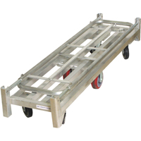 U-Boat Platform Truck, 59-1/2" L x 16" W, 1750 lbs. Capacity, Polyurethane Casters Groupe Generik