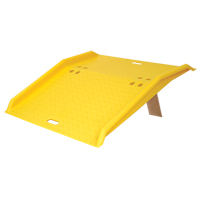 Rampe de quai de chargement portable en poly pour diable, Capacit&eacute; de charge 750 lb, 36" lo x 35" la x 5" h Groupe Generik