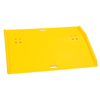 Rampe de quai de chargement portable en poly pour diable, Capacit&eacute; de charge 750 lb, 36" lo x 48" la x 5" h Groupe Generik