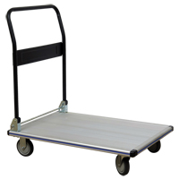 Folding Handle Platform Truck, Aluminum, 350 lbs., 29" L x 18-1/2" W, 34-1/2" High Groupe Generik