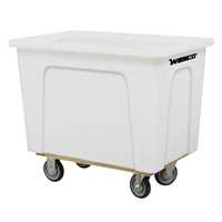 Box Truck, White Polyethylene, 35" L x 24" W x 30" H, 10 cu. Ft. Volume, 450 lbs. Capacity Groupe Generik