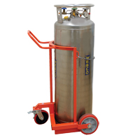 Large Liquid Gas Cylinder Truck LCC, Polyurethane Wheels, 20" W x 20" D Base, 1000 lbs. Groupe Generik