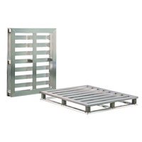 Palette &agrave; cadre tubulaire en aluminium 4 c&ocirc;t&eacute;s Groupe Generik