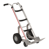 Self-Stabilizing Hand Truck, Dual Handle, Aluminum, 55'' Height, 500 lbs. Capacity Groupe Generik