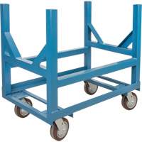 Chariot &agrave; berceaux pour tuyaux et barres, 48" lo x 24" la x 34" h, Capacit&eacute; de 2500 lb, Roue Polyur&eacute;thane Groupe Generik
