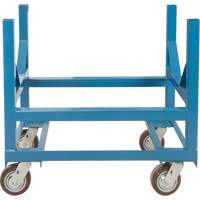 Chariot &agrave; berceaux pour tuyaux et barres, 48" lo x 24" la x 34" h, Capacit&eacute; de 2500 lb, Roue Polyur&eacute;thane Groupe Generik