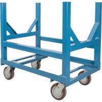 Chariot &agrave; berceaux pour tuyaux et barres, 48" lo x 24" la x 34" h, Capacit&eacute; de 2500 lb, Roue Polyur&eacute;thane Groupe Generik
