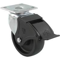 Emaxx RollX Wow Caster, Swivel with Brake, 4" (101.6 mm), Nylon, 1200 lbs. (544.3 kg.) Groupe Generik