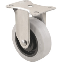 2309 Caster, Rigid, 4" (101.6 mm), Envirothane Grey, 350 lbs. (158.8 kg.) Groupe Generik
