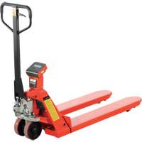 Transpalette avec balance et imprimante thermique Eco, 45" lo x 22,5" la, Capacit&eacute; de 4400 lb Groupe Generik